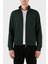 Pamuklu Fermuarlı Kanguru Cepli Dik Yaka Regular Fit Sweat Erkek Sweat 6R1MF1 1jhsz 0565 3