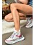 R973116004 Beyaz/gri Kalın Tabanlı Spor Ayakkabı Sneakers 1