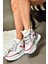R973116004 Beyaz/gri Kalın Tabanlı Spor Ayakkabı Sneakers 2