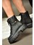 R973970109 Siyah Kalın Tabanlı Günlük Kadın Bot 5