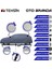 Toyota Yaris Cross (2020-) Araba Brandası Miflonlu Su Geçirmez 4 Mevsim Araba Brandası 2