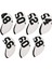 7pcs Golf Club Headcover Demir Kafa Kapağı Kama Koruyucu Beyaz Seyahat (Yurt Dışından) 2