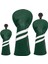 3x Golf Kılıfı Golf Kulübü Başörtüsü Kadın Pu Su Geçirmez Yeşil (Yurt Dışından) 3