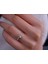 Pırlanta ve Beyaz Topaz Taşlı Kedi Patisi Yüzük 0402R0030 5