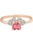 Pırlanta ve Pembe Turmalin Taşlı Kedi Patisi Yüzük 0402R0032 2