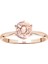 Pırlanta ve Morganite Taşlı Malaga Yüzük 0402R0039 2