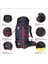 Quickup Hiking Sırt Çantası 65 Litre- Siyah-Kırmızı 4