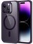 Apple Iphone 15 Pro Max Kılıf Kamera Çıkıntılı Korumalı Krom Çerçeveli Magsafe Şarj Destekli Renkli Hassas Butonlu Şeffaf Kapak 1
