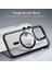 Apple Iphone 15 Pro Max Kılıf Kamera Çıkıntılı Korumalı Krom Çerçeveli Magsafe Şarj Destekli Renkli Hassas Butonlu Şeffaf Kapak 2