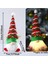 Mini Elf Yeşil Şapka Mini Elf Green Hat Sevimli Peluş LED Işıklı Gnome Elf Bebek Elf Kulakları ile Noel Dekorasyon Noel Ev Noel Ağacı Süsler Navidad Natale Çocuk Oyuncak 1