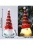 Mini Elf Yeşil Şapka Mini Elf Red Hat Sevimli Peluş LED Işıklı Gnome Elf Bebek Elf Kulakları ile Noel Dekorasyon Noel Ev Noel Ağacı Süsler Navidad Natale Çocuk Oyuncak 1