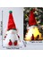 : Mini Elf Kırmızı Şapka Elf Red Hat Sevimli Peluş LED Işıklı Gnome Elf Bebek Elf Kulakları ile Noel Dekorasyon Noel Ev Noel Ağacı Süsler Çocuk Oyuncak 1