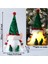 Mini Elf Kırmızı Şapka Elf Green Hat Sevimli Peluş LED Işıklı Gnome Elf Bebek Elf Kulakları ile Noel Dekorasyon Noel Ev Noel Ağacı Süsler Çocuk Oyuncak 1