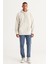 Erkek Bej Oversize Bol Kesim Kapüşonlu Sherpa Sweatshirt Polar 3