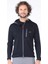 Maestro Fermuarlı Kapüşonlu Erkek Sweatshirt - Blk 1