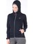 Marin Fermuarlı Kapüşonlu Kadın Sweatshirt - Blk 3