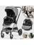 Mido 2 Travel Sistem Bebek Arabası Silver Gri-Siyah 1