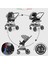 Mido 2 Travel Sistem Bebek Arabası Silver Gri-Siyah 3