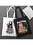 BLACK70 Anime Ruhların Kaçışı Totoro Alışveriş Çantası Grafik Tote Harajuku Alışveriş Çantası Kadın Kanvas Omuz Çantası Kadın Ulzzang Komik Eko 90S (Yurt Dışından) 4