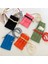 Mavi Moda Örgü Küçük Crossbody Çanta Kadın Organ Pileli Mini Omuz Askılı Çanta Bayanlar Katlanabilir Uzun Sapanlar Telefon Çanta (Yurt Dışından) 1