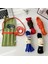 Mavi Moda Örgü Küçük Crossbody Çanta Kadın Organ Pileli Mini Omuz Askılı Çanta Bayanlar Katlanabilir Uzun Sapanlar Telefon Çanta (Yurt Dışından) 3