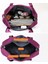 Purple2 Katlanabilir Büyük Kapasiteli Depolama Katlanır Çanta Seyahat Çantaları Tote Bagaj Çanta Üzerinde Taşımak Su Geçirmez Duffel Kadın Omuz Çantaları (Yurt Dışından) 5
