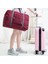 Pembe Kiraz Büyük Kapasiteli Bagaj Saklama Çantası Kadın Su Geçirmez Çanta 2022 Yeni Naylon Foldabletravel Çanta Giysi Saklama Çantası (Yurt Dışından) 5