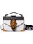 Beyaz Moda Kadınlar Metal Aslan Çanta Crossbody Çanta Metal Aslan Kafası Marka Perçin Omuz Çantası Messenger Çanta (Yurt Dışından) 1