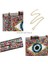 Yeşil Patchwork Glitter Nazar Akrilik Çanta Pvc Plastik Kutu Manşonlar Zincir Shouler Çanta Seyahat Akşam Çanta Kadın Crossbody Çanta (Yurt Dışından) 5