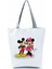 HL1685 Mickey Minnie Disney Mickey Minnie Baskılı Çanta Yüksek Kapasiteli Taşınabilir Omuz Çantası Karikatür Kadın Alışveriş Çantası Moda Seyahat Plaj Çantası (Yurt Dışından) 4
