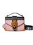 Pembe Moda Kadınlar Metal Aslan Çanta Crossbody Çanta Metal Aslan Kafası Marka Perçin Omuz Çantası Messenger Çanta (Yurt Dışından) 1