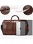 Stil 1 Lt Kahverengi Yüksek Kapasiteli Seyahat Çantası Bagaj Unisex Eğlence Spor Haftasonu Çantası Iş Bavulu Yumuşak Deri Seyahat Duffels Omuz Çantaları (Yurt Dışından) 5