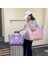 Tatlı Pembe Çift Katmanlı Genişleme Büyük Kapasiteli Seyahat Çantası Çanta Kadın Duffle Çanta Kuru Islak Ayırma Kadın Bagaj Çantası Omuz Çantaları (Yurt Dışından) 4