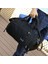 Siyah Sıcak Su Geçirmez Naylon Seyahat El Çantası Erkekler Moda Hafta Sonu Çanta Taşımak Vintage Rahat Duffel Omuz Çantaları Kadın Gecede Çanta (Yurt Dışından) 3