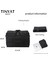 T3009 Siyah Tınyat Katlanır Erkekler Bagaj Seyahat Çantası Büyük Kapasiteli Bez Çantalar Kadınlar Için Erkek Hafta Sonu Protable Duffle Çanta Siyah Adam Çanta (Yurt Dışından) 5