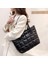 Kamuflaj Moda Büyük Bez Yastıklı Çanta Kadın Naylon Pamuk Yastıklı Kapitone Kafes Çanta Uzay Pamuk Crossbody Çanta Kış Çanta (Yurt Dışından) 5