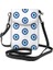 12 Yunan Türk Nazar Kadın Cep Telefonu Çanta Deri Crossbody Çanta Mini Omuzdan Askili Çanta Kartlıklı Cüzdan (Yurt Dışından) 1