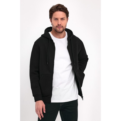 Rodi 3 Ip Şardonlu Fermuarlı Kapuşonlu Sweatshirt RD24KE054901