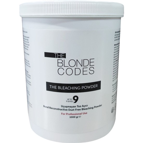 The Color Codes Bleaching Powder Toz Açıcı 1000 G Fiyatı