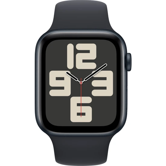 Apple Watch SE 2.Nesil (2023) GPS 44mm Midnight Aluminium Case with Midnight Sport Band - M/L MRE93TU/A