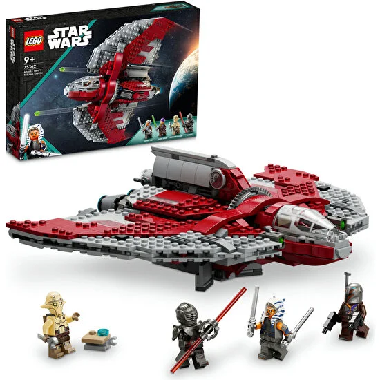 LEGO® Star Wars# Ahsoka Tano#nun T-6 Jedi Mekiği 75362 - 9 Yaş ve Üzeri Star Wars Hayranı Çocuklar için Yaratıcı Oyuncak Yapım Seti (599 Parça)