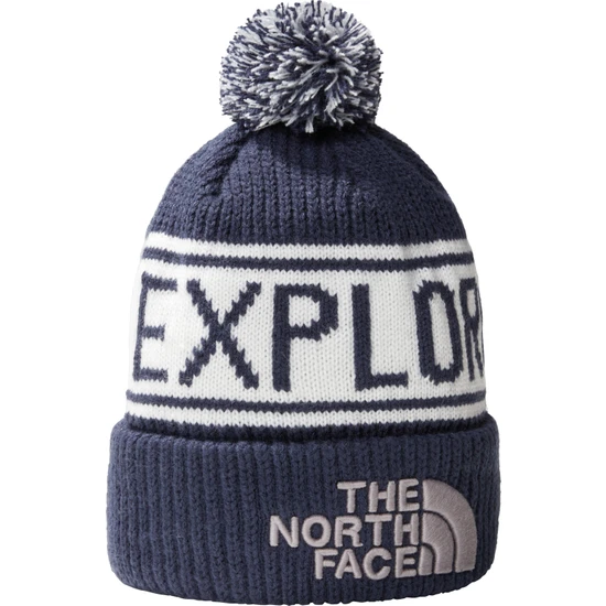 The North Face Retro Tnf Pom Beanie Unisex Bere