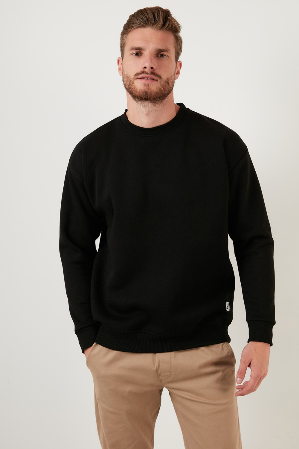 Buratti Regular Fit Bisiklet Yaka Pamuklu İçi Tüylü Yumuşak Şardonlu Sweat Erkek SWEAT 5905255 görsel 2