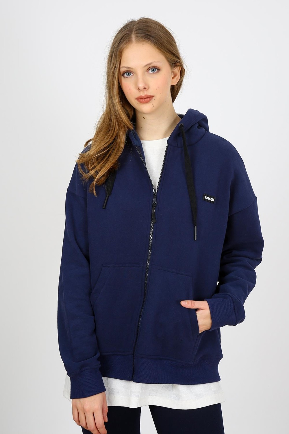 Alexander Gardi Alexandergardı Fermuarlı Kapüşonlu Sweatshirt (UN-501403)