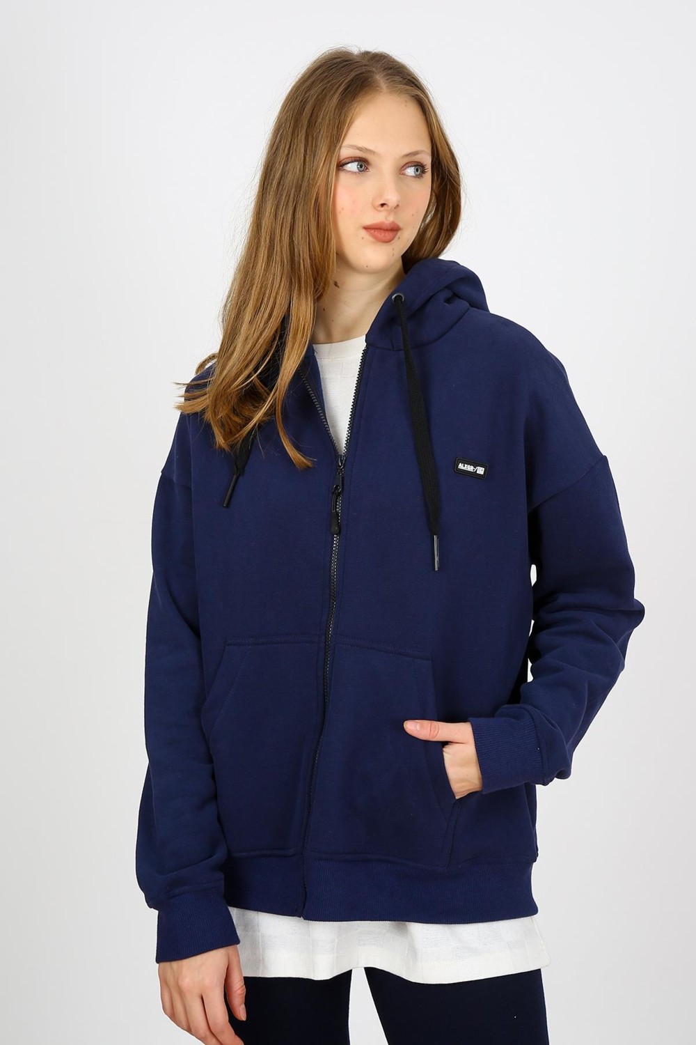 Alexander Gardi Alexandergardı Fermuarlı Kapüşonlu Sweatshirt (UN-501403) görsel 3