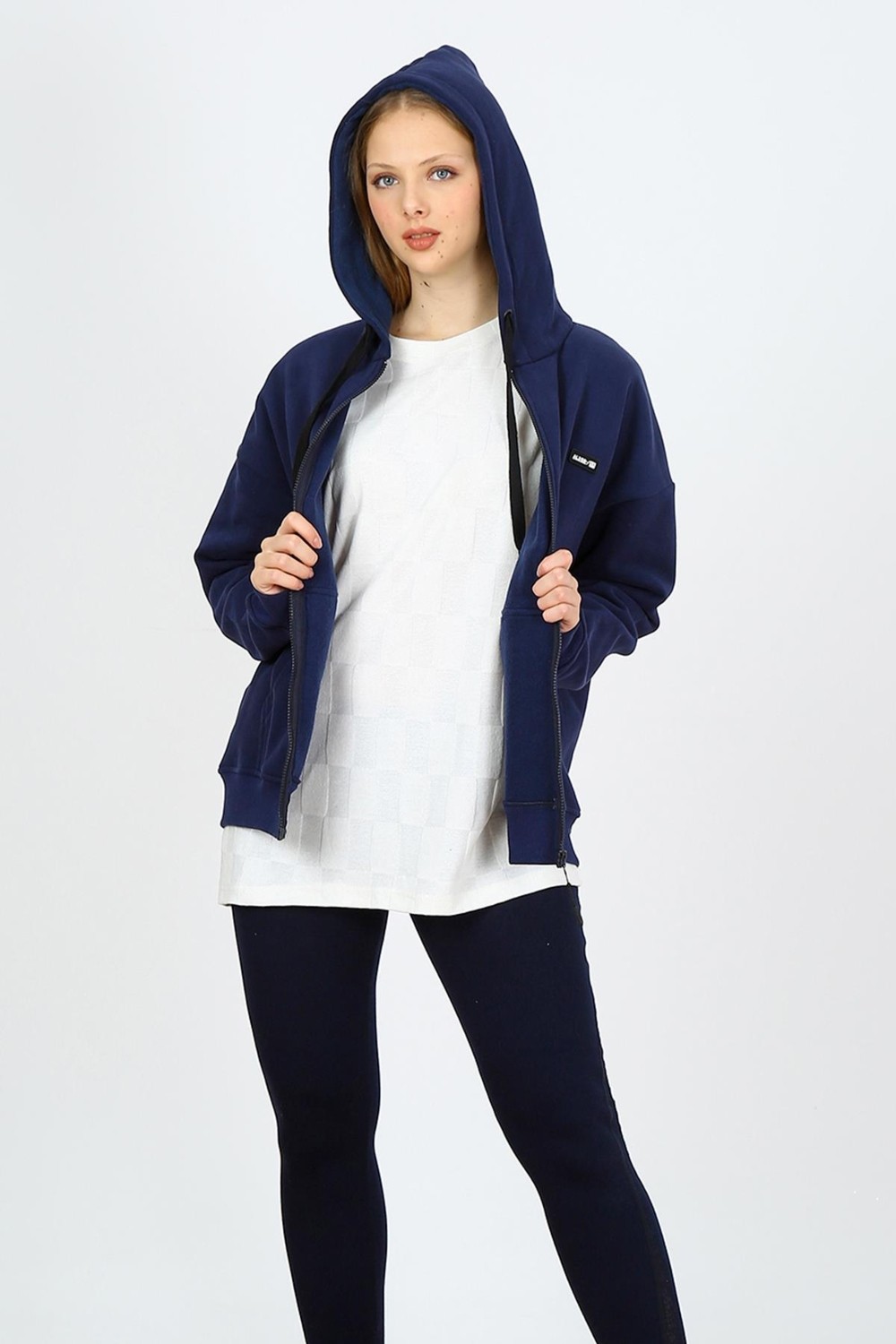 Alexander Gardi Alexandergardı Fermuarlı Kapüşonlu Sweatshirt (UN-501403) görsel 4