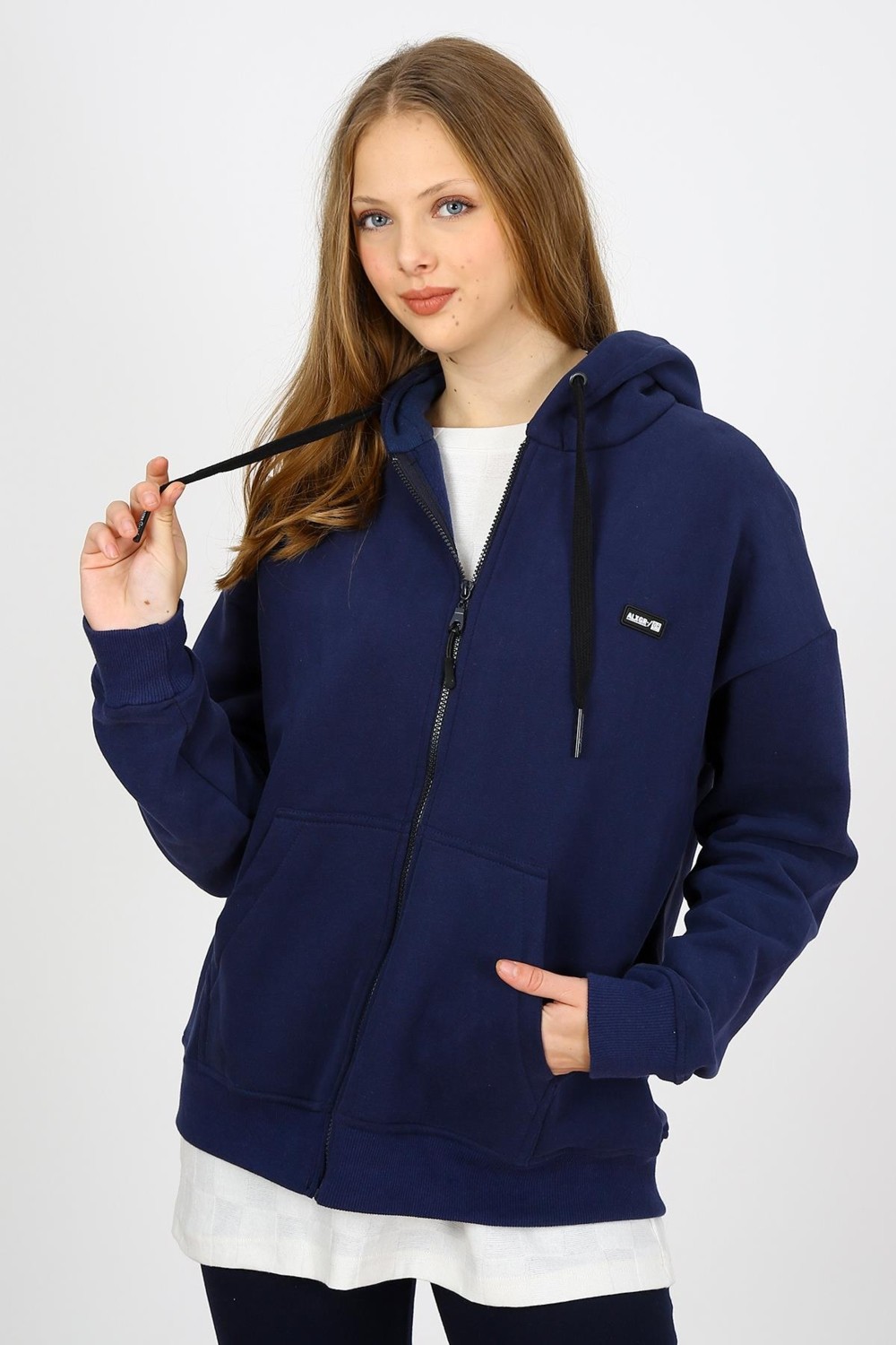 Alexander Gardi Alexandergardı Fermuarlı Kapüşonlu Sweatshirt (UN-501403) görsel 5