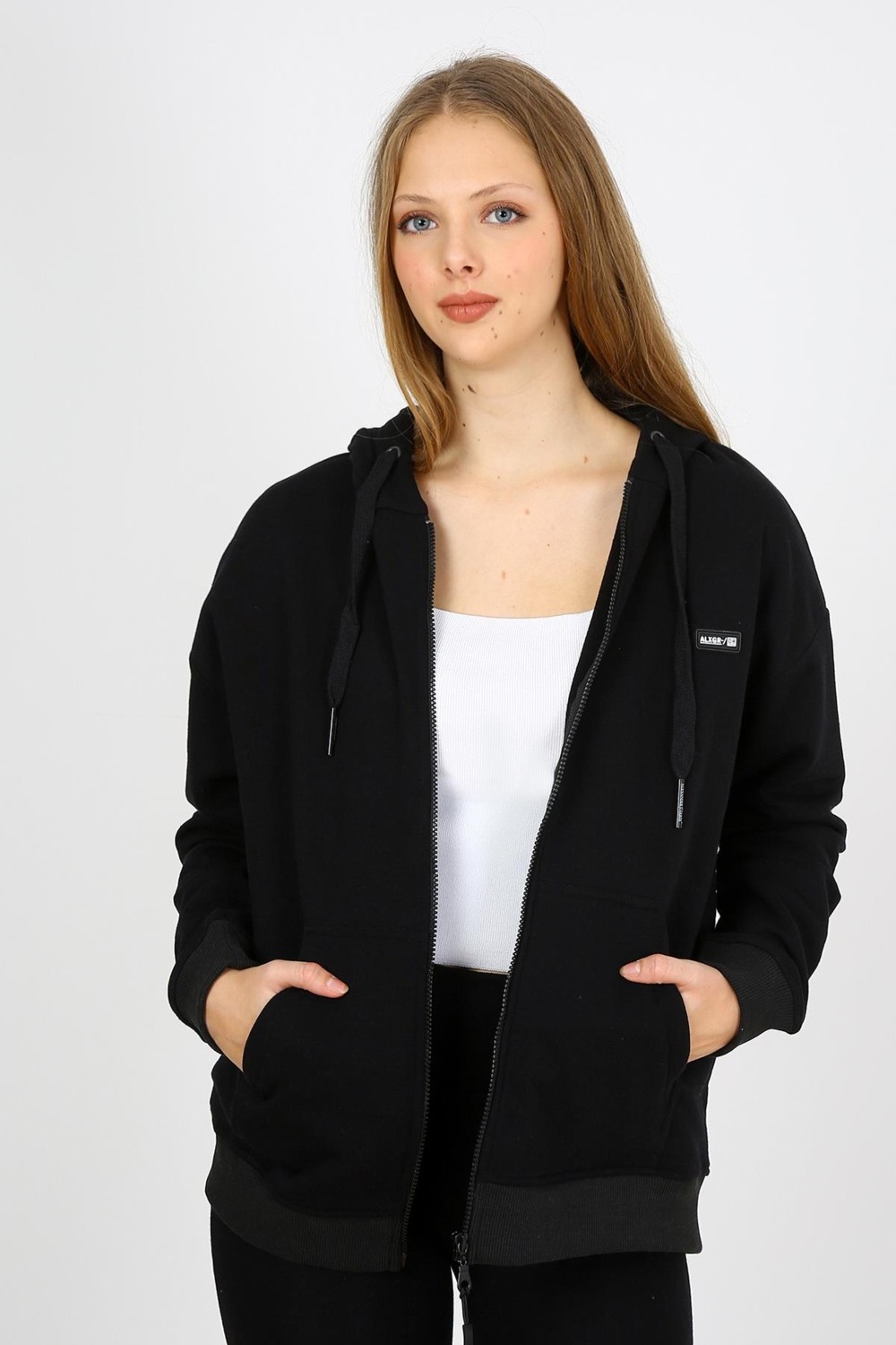 Alexander Gardi Alexandergardı Fermuarlı Kapüşonlu Sweatshirt (UN-501403)