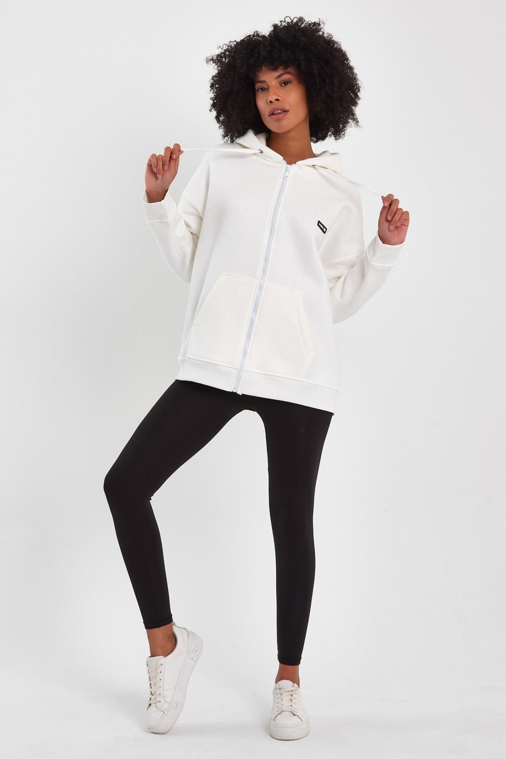 Alexander Gardi Alexandergardı Fermuarlı Kapüşonlu Sweatshirt (UN-501403)