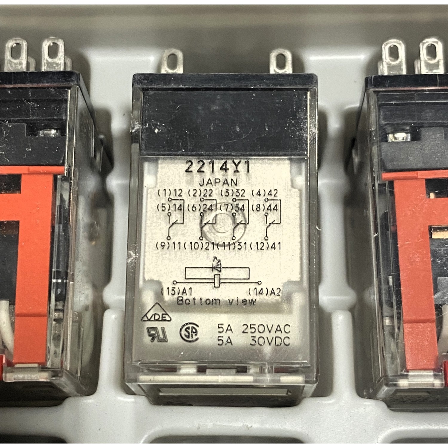 Omron - MY4IN 24VAC (S) Röle, Soketli, 14 Pinli, 4pdt, 5 A, Fiyatı